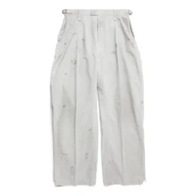 Minimalistické Cargo kalhoty „Light Grey“ 746509TKP271400
