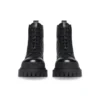 Šněrovací kozačky Strike „Black Lambskin“ 590974WAD401000