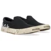 Nízké nazouvací boty Paris „Washed Black Cotton“ 710297W3RR51099