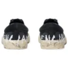 Nízké nazouvací boty Paris „Washed Black Cotton“ 710297W3RR51099