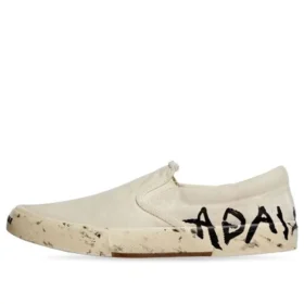 Nízké nazouvací boty Paris „Washed White Cotton“ 710295W3RR59010