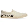 Nízké nazouvací boty Paris „Washed White Cotton“ 710295W3RR59010