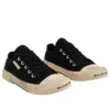 Nízké tenisky Paris „Black Destroyed Cotton and White Rubber“ 688757W3RC21090