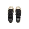 Nízké tenisky Paris „Black Destroyed Cotton and White Rubber with Graffiti“ 688754W3RR51099