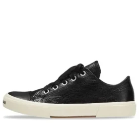 Nízké tenisky Paris „Black Leather and White Rubber“ 688757W3RCB1090