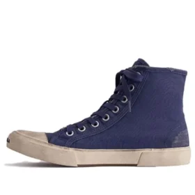 Nízké tenisky Paris „Indigo Destroyed Cotton and White Rubber“ 688752W3RC14990