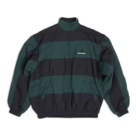 Oboustranná tepláková bundy Balenciaga x Adidas „Black Green“ 725294TNO793230