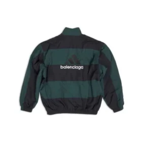 Oboustranná tepláková bundy Balenciaga x Adidas „Black Green“ 725294TNO793230