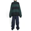 Oboustranná tepláková bundy Balenciaga x Adidas „Black Green“ 725294TNO793230