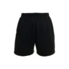 Šortky s logem z česaného úpletu „Washed Black“ 676137TMVA39034