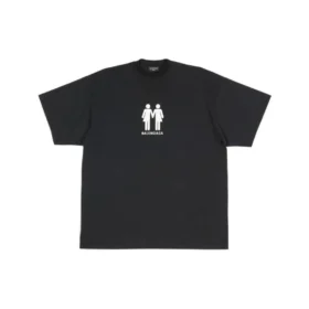 Oversized bavlněné tričko Pride 22 „Black White“ 694576TMVO21070