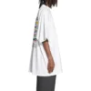 Oversized bavlněné tričko Pride 22 „White Black“ 694576TMVO20904