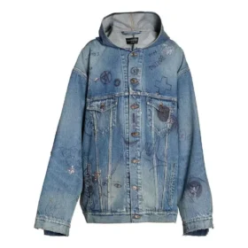 Oversized bundy s kapucí „Blue“ 719315TNW56-4268