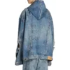 Oversized bundy s kapucí „Blue“ 719315TNW56-4268