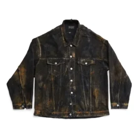 Oversized Denim Bundy „Černá“ 748022TBP471363