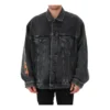 Oversized Denim Bundy Metallica „Washed Black Orange“ 694504TBP471055