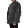 Oversized Denim Bundy Metallica „Washed Black Orange“ 694504TBP471055