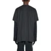 Oversized fotbalové tričko Balenciaga x adidas „Black“ 723663TNV131000