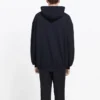 Oversized mikina s kapucí z interlockového úpletu „Black Yellow“ 578138TEV191361