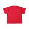 Oversized tričko Balenciaga x adidas „Red“ 712398TNVA66278