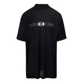 Oversized tričko s AI logem naruby „Black Faded“ 787358TQVJ41569
