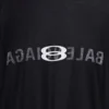 Oversized tričko s AI logem naruby „Black Faded“ 787358TQVJ41569