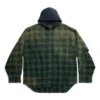 Oversized tričko s kapucí „Green“ 746369TOM213328