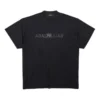 Oversized tričko s obráceným logem AI „Black“ 787358TQVJ41750