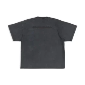 Oversized tričko Strike 1917 „Washed Black“ 694576TMVJ61055