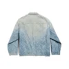 Oversizedová bundy Bal Diagonal Allover „Světle modrý japonský prstencový Denim“ 773616TPW534868
