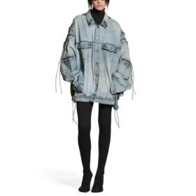 Oversizedová bundy Cagole „Blue“ 764521TDW144016