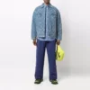 Oversizedová vycpaná Denim bundy „Blue“ 646923TDW154762