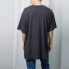 Oversizedové vyprané tričko s propleteným vzorem BB „Navy Black“ 583214TFV658060