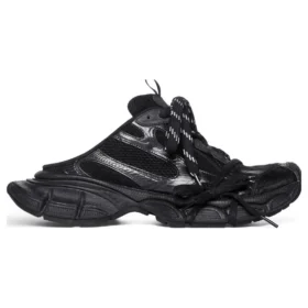 Pantofle 3XL „Black Mesh and Polyurethane“ 742672W3XL11010