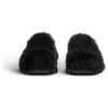 Pantofle Crocs „Black Fake Fur on Rubber“ 720762W0FOU1000
