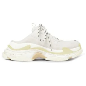 Pantofle Triple S „White Double Foam and Mesh“ 755686W3SM29097