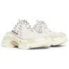 Pantofle Triple S „White Double Foam and Mesh“ 755686W3SM29097