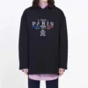 Paris Flag Velvet Unisex černé 594576TGV491000