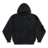 Paris Moon Oversized mikina s kapucí a zipem „Black“ 744444TOVE51055