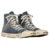 Pařížské vysoké tenisky „Blue Destroyed Denim and Rubber“ 688756W3RCL4090