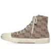 Pařížské vysoké tenisky „Tan BB Monogram Cotton and White Rubber“ 688756W3RQ12298