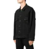 Půjčovna oblečení Denimová bundy s volným střihem „Black“ 675206TEW051105
