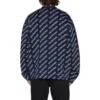 Pletený kardigan s celoplošným logem „Blue White“ 736248T32338502