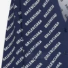 Pletený kardigan s celoplošným logem „Blue White“ 736248T32338502