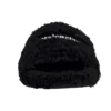 Pletené pantofle „Black“ 654261W2DO11096