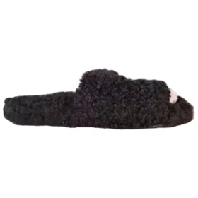 Pletené pantofle „Black“ 654261W2DO21008