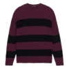 Pletený svetr Border BB „Purple Black“ 608760T31621087