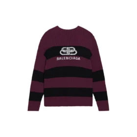 Pletený svetr Border BB „Purple Black“ 608760T31621087