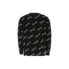 Pletený svetr s celoplošným logem „Black“ 646493T41121070