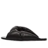 Ploché sandály s volným střihem „Black“ 636576WA2M01000